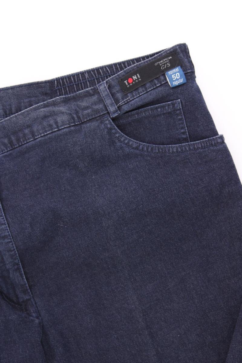 TONI Straight Jeans Gr. Kurzgröße 50 blau aus Baumwolle