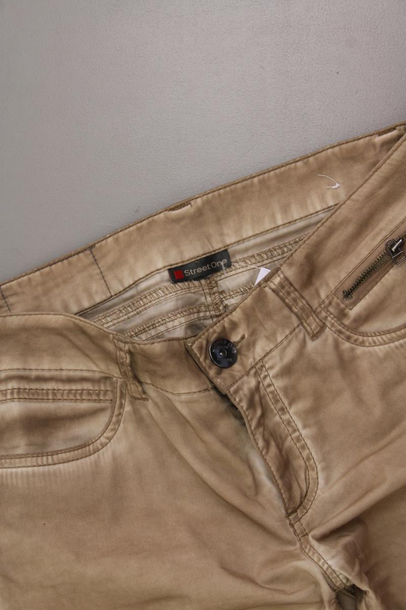 Street One Hose Gr. 36/L34 braun aus Baumwolle