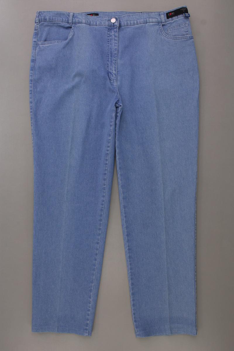 TONI Straight Jeans Gr. 50 blau aus Baumwolle