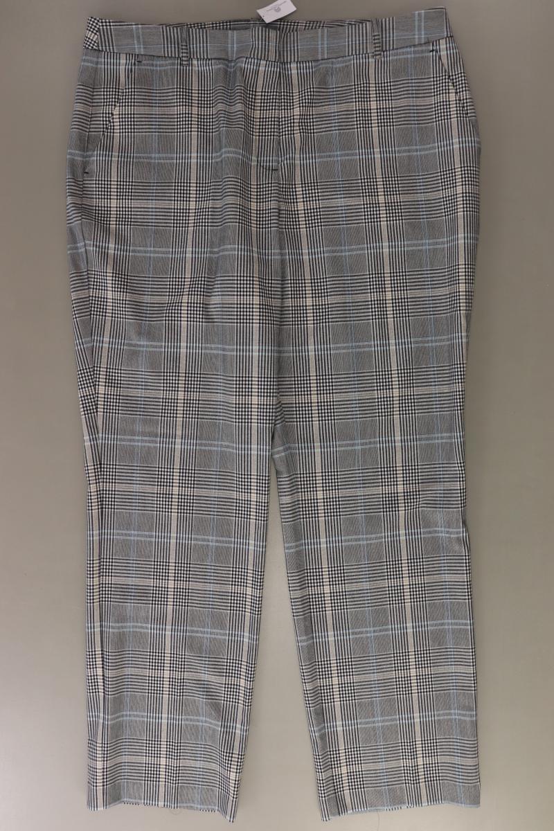 C&A Hose Gr. 46 kariert grau aus Polyester