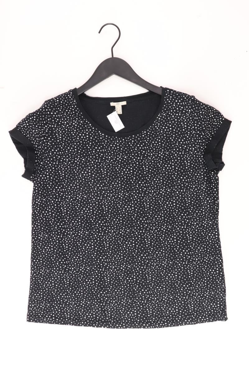 edc by Esprit T-Shirt Gr. L Kurzarm schwarz aus Baumwolle