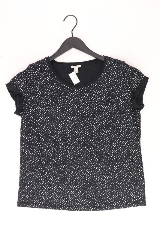 edc by Esprit T-Shirt Gr. L Kurzarm schwarz aus Baumwolle