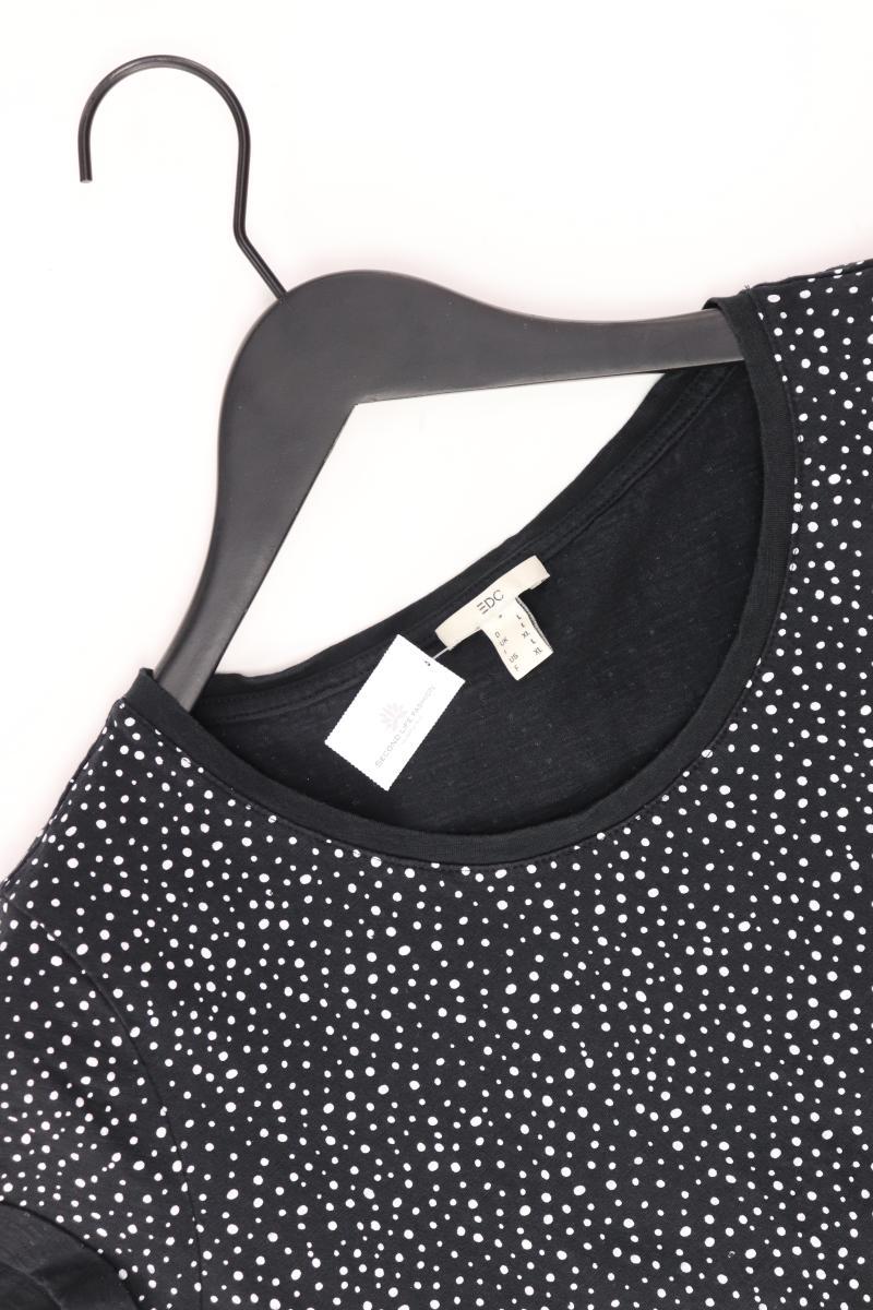 edc by Esprit T-Shirt Gr. L Kurzarm schwarz aus Baumwolle