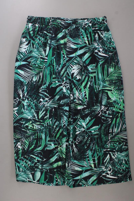Laura Kent Hose mit Palmenmuster Gr. 48 neuwertig grün aus Polyester