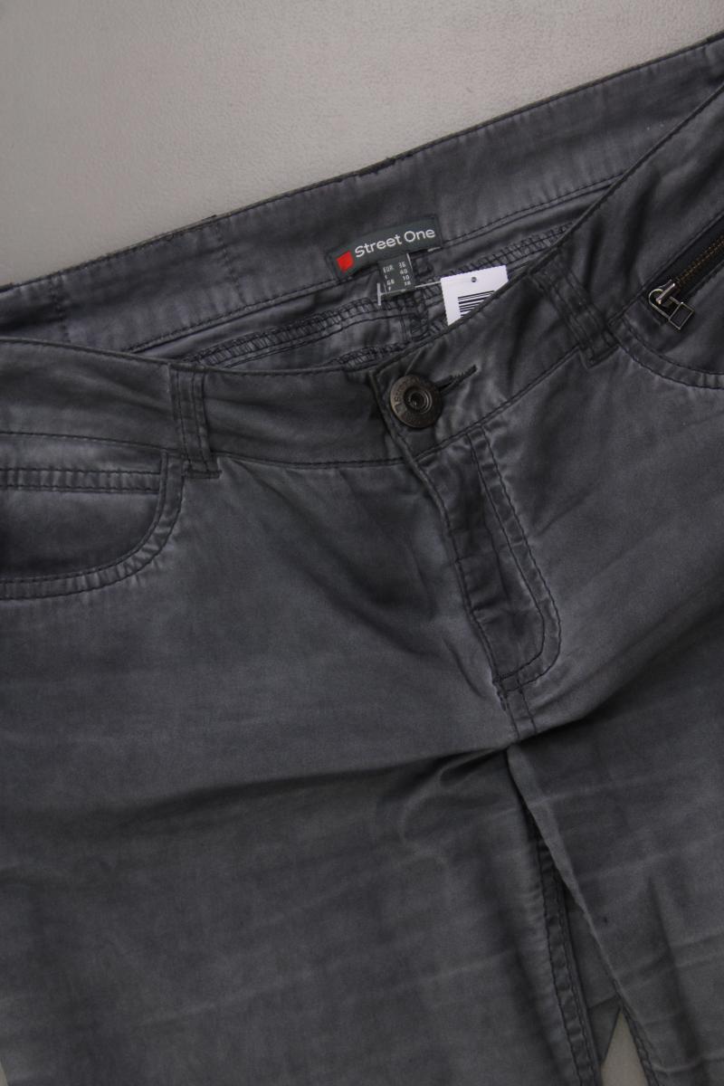 Street One Hose Gr. 36/L30 grau aus Baumwolle