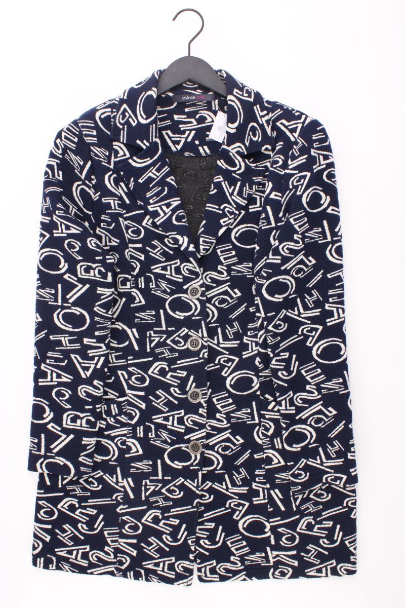 estelle jolie Übergangsmantel Gr. 40 blau aus Viskose
