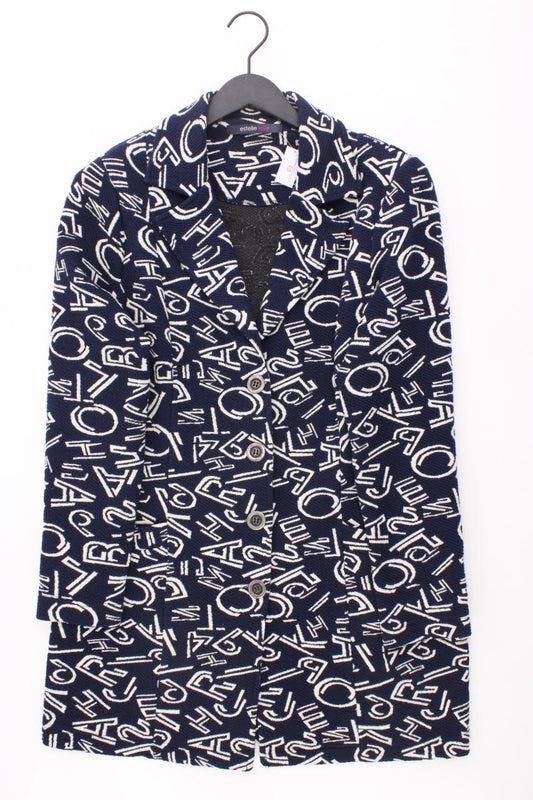 estelle jolie Übergangsmantel Gr. 40 blau aus Viskose