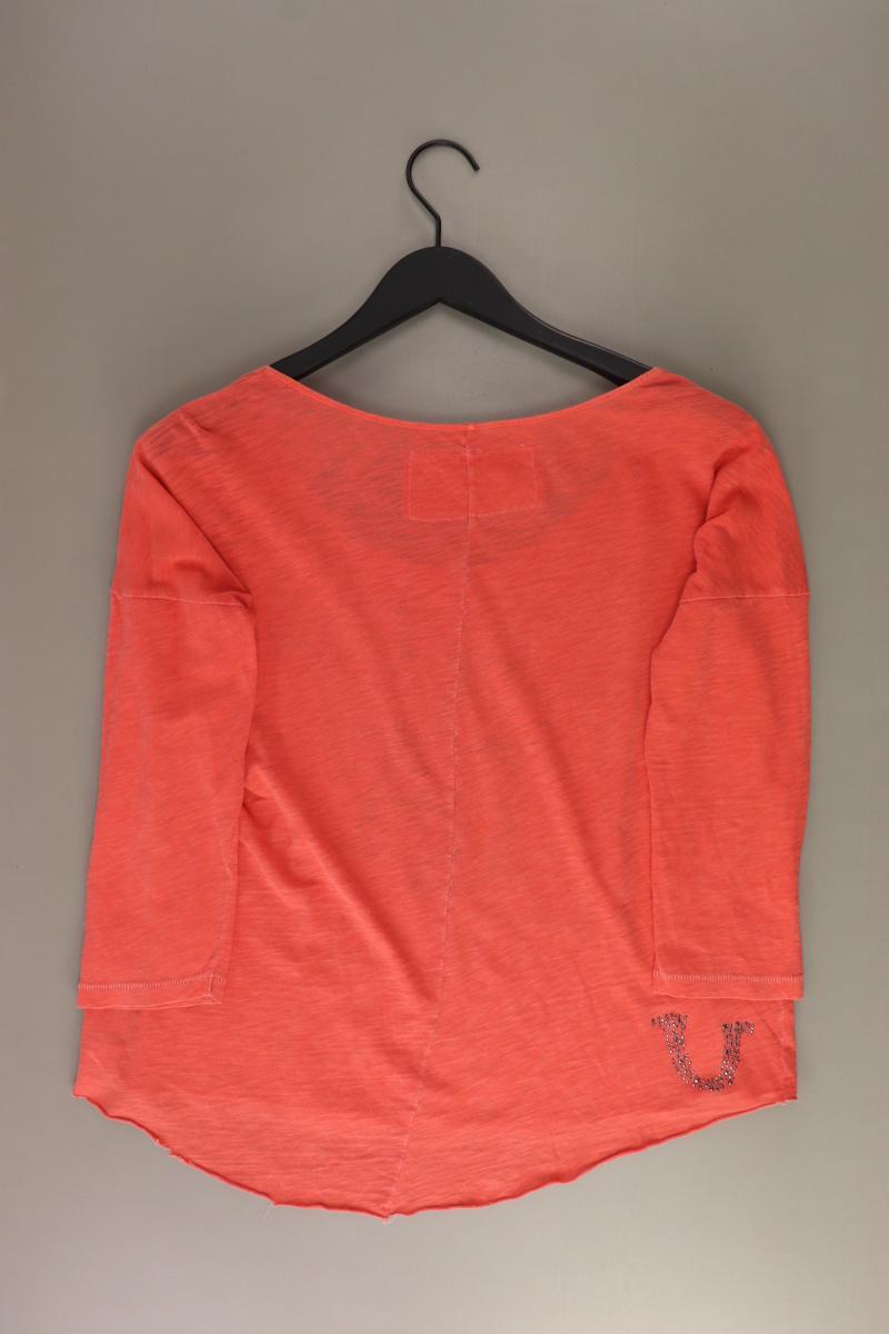 True Religion Oversize-Shirt Gr. XS 3/4 Ärmel orange aus Baumwolle