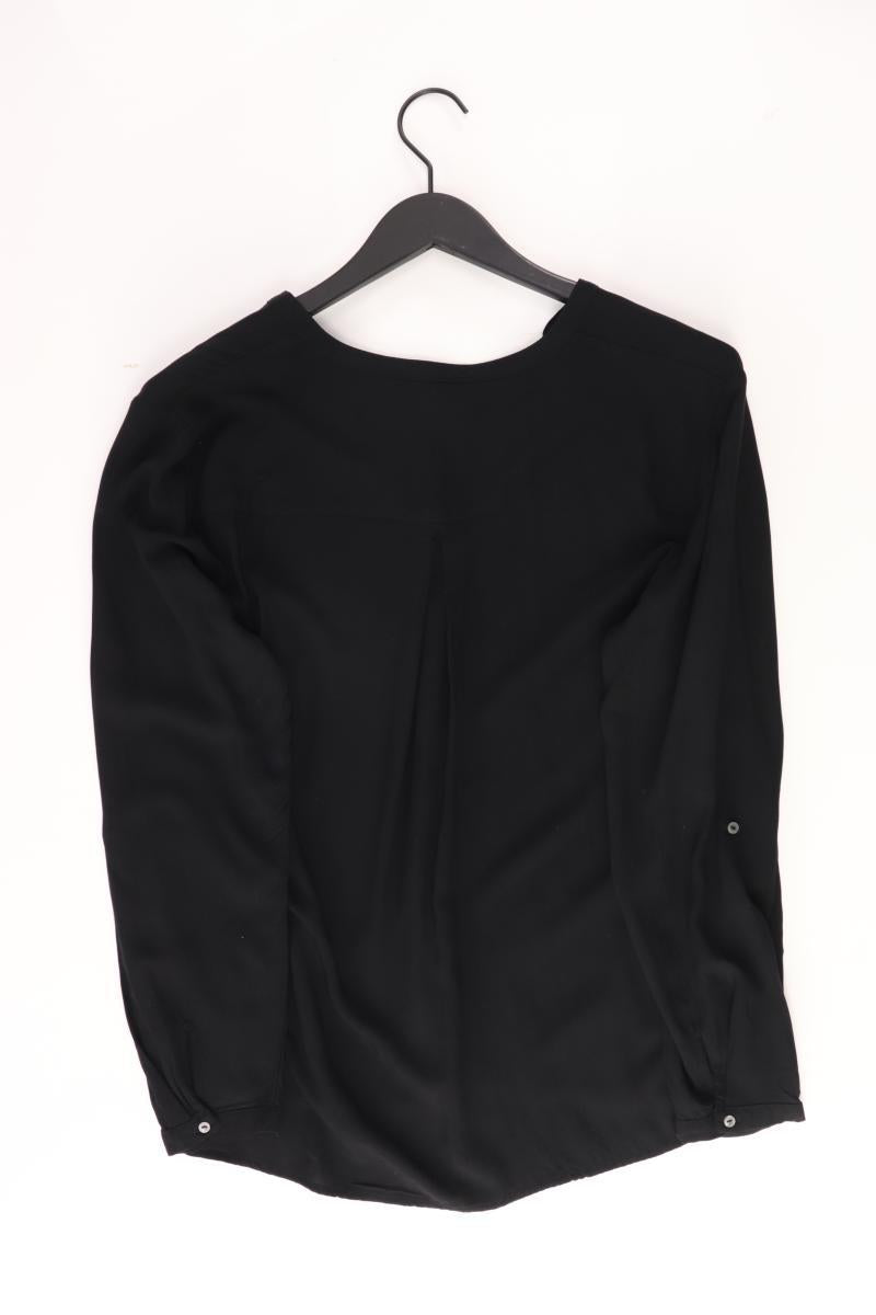 Esprit Langarmbluse Gr. 42 schwarz aus Viskose