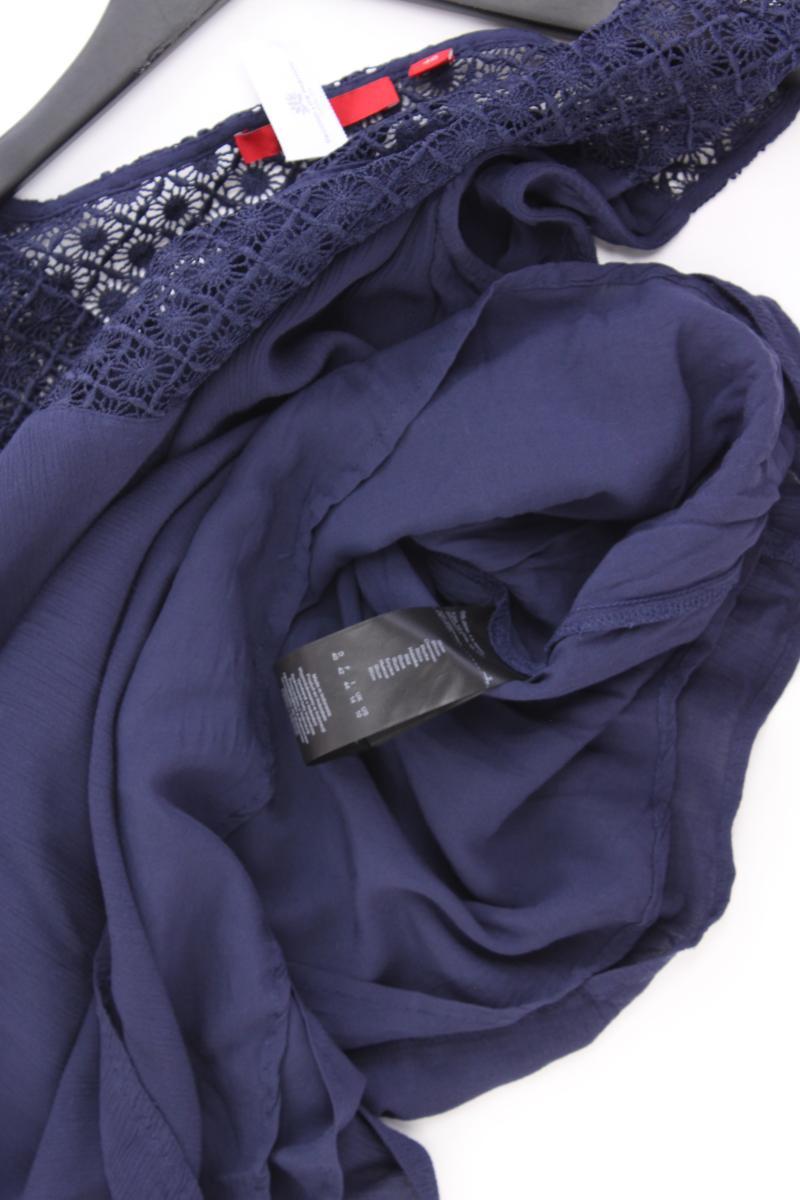s.Oliver Ärmellose Bluse Gr. 40 blau aus Viskose
