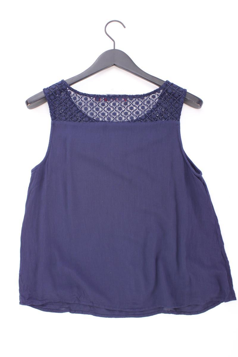 s.Oliver Ärmellose Bluse Gr. 40 blau aus Viskose