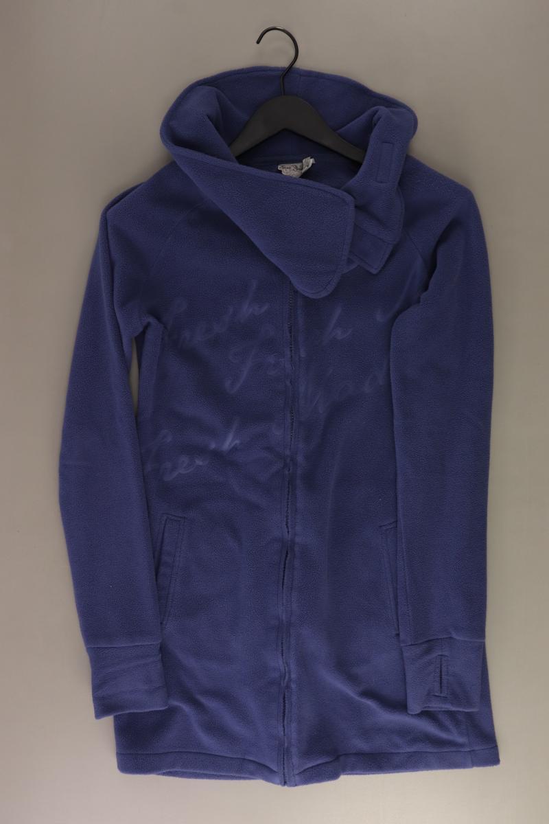 Fresh Made Fleecejacke Gr. M Langarm blau aus Polyester