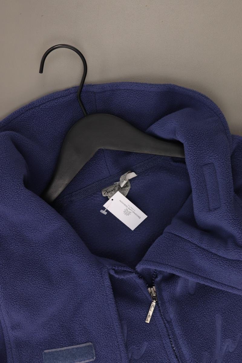 Fresh Made Fleecejacke Gr. M Langarm blau aus Polyester