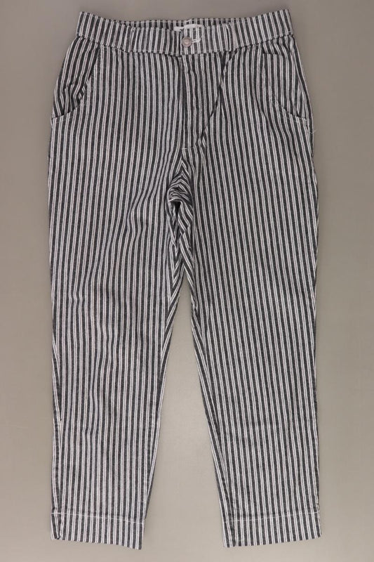 Hollister 7/8 Hose Gr. M gestreift grau aus Baumwolle