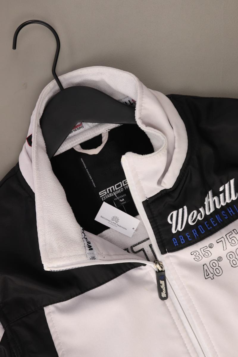 Smog Jacke für Herren Gr. M weiß aus Polyester