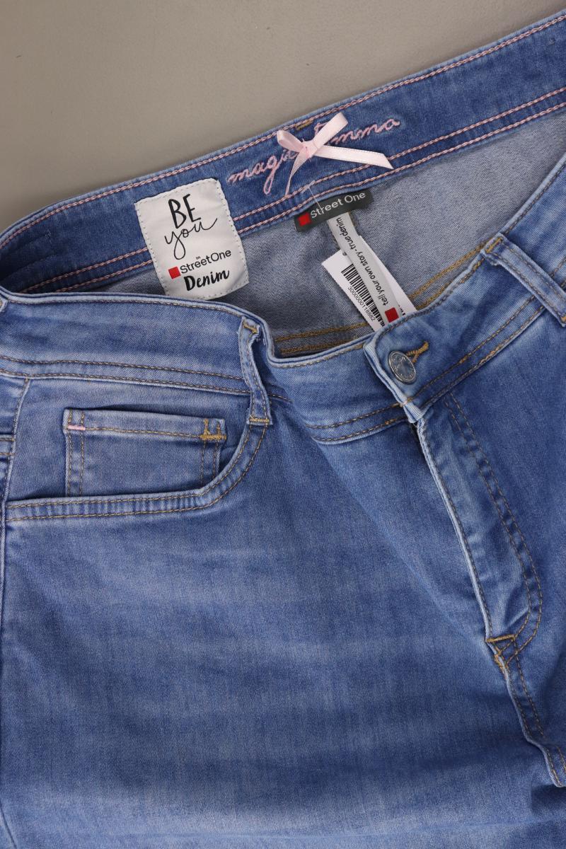 Street One 3/4 Jeans Gr. W34 blau aus Baumwolle