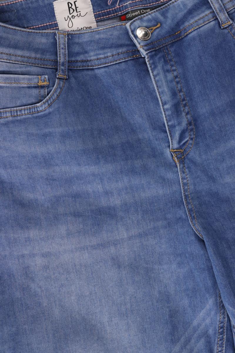 Street One 3/4 Jeans Gr. W34 blau aus Baumwolle