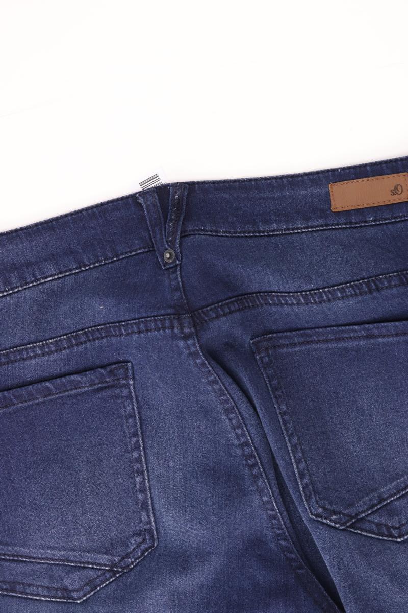 s.Oliver Straight Jeans Gr. 44 blau aus Baumwolle