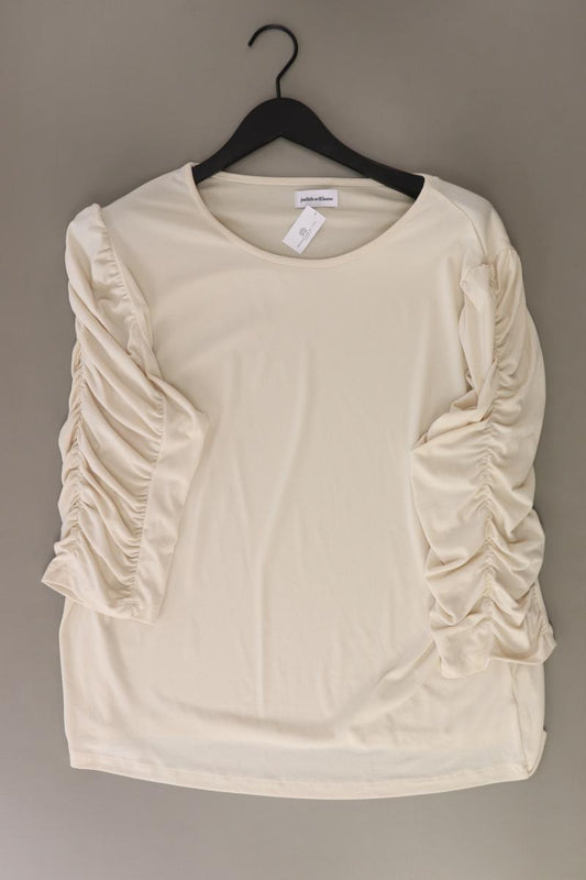 Judith Williams Regular Shirt Gr. 48 3/4 Ärmel creme aus Polyester