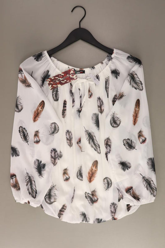 Made in Italy Bluse Gr. OneSize neu mit Etikett Langarm mit Carmen-Ausschnitt