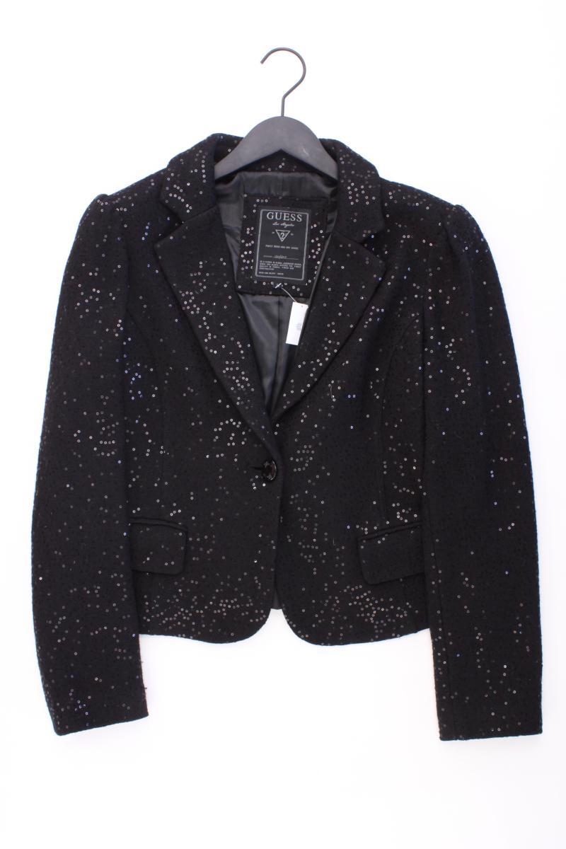 Guess Classic Blazer Gr. L mit Pailletten schwarz aus Viskose