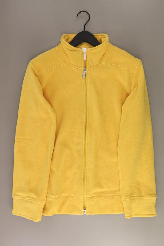 s.Oliver Fleecejacke Gr. 46 Langarm gelb aus Polyester