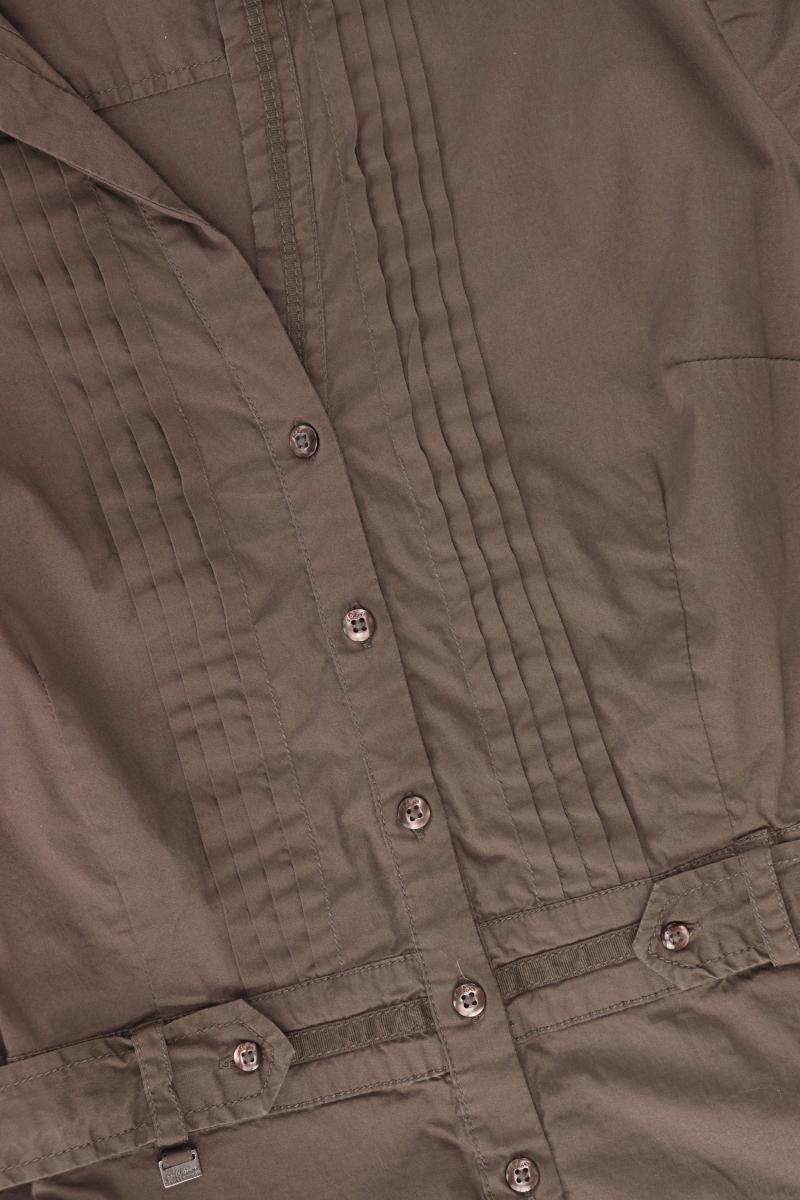s.Oliver Blusenkleid Gr. 46 Kurzarm braun aus Baumwolle