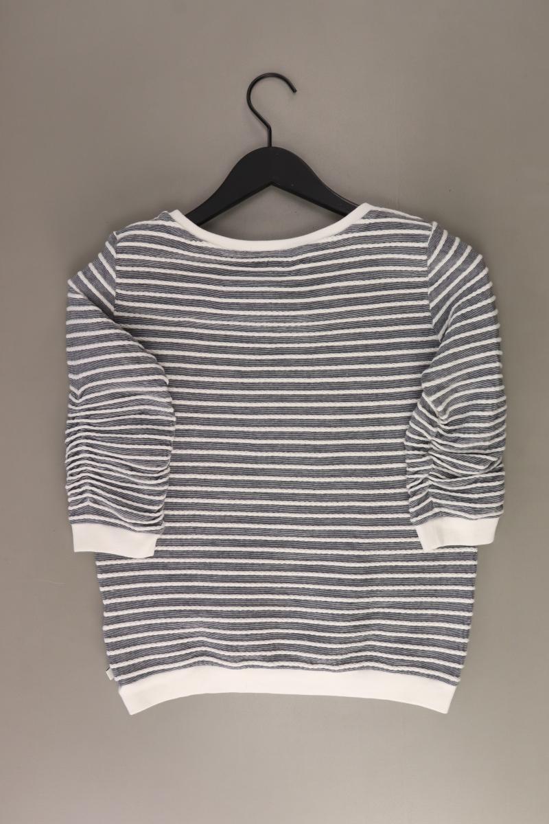 Tom Tailor (Denim) Feinstrickpullover Gr. S gestreift grau aus Baumwolle