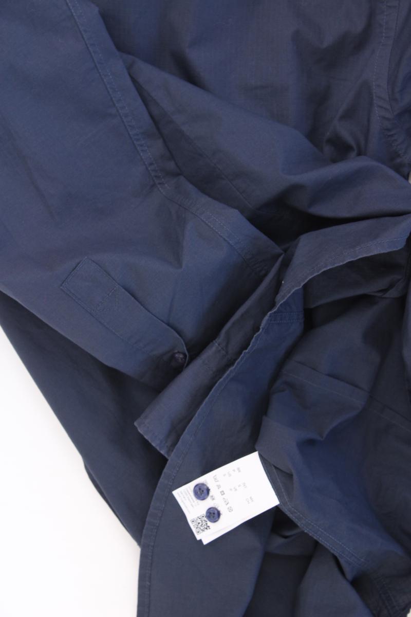 BOSS Orange Langarmhemd für Herren Gr. S blau aus Baumwolle