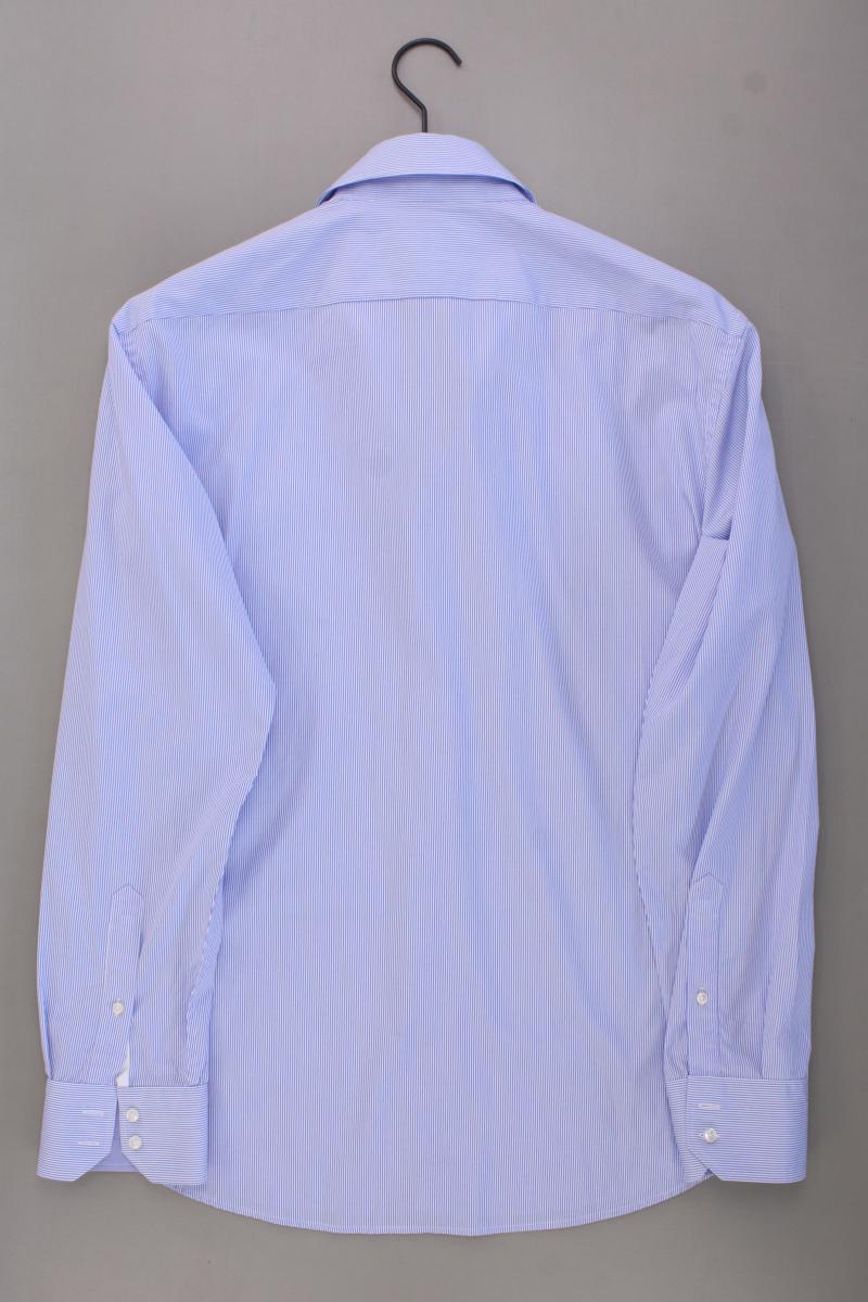BOSS by Hugo Boss Langarmhemd für Herren Gr. Hemdgröße 43 gestreift blau