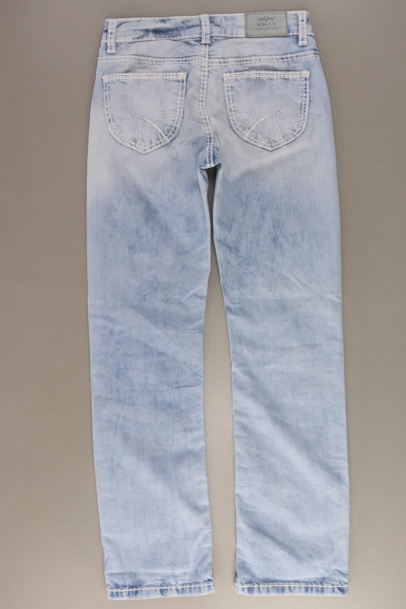 Soccx Skinny Jeans Gr. W26/L30 neuwertig blau