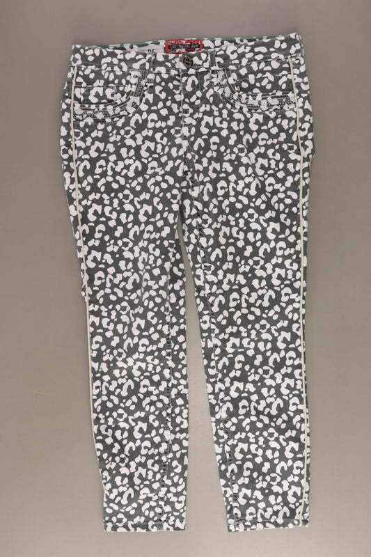Street One Hose Gr. W27 mit Tierdruck grau