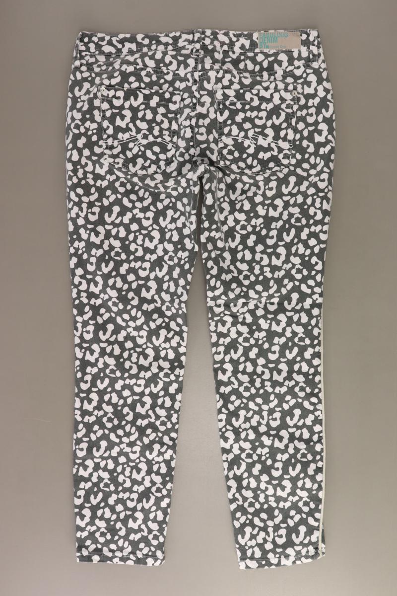 Street One Hose Gr. W27 mit Tierdruck grau