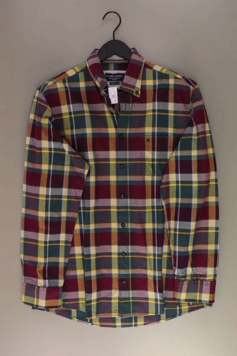 Casa Moda Karohemd für Herren Gr. XL kariert Langarm mehrfarbig