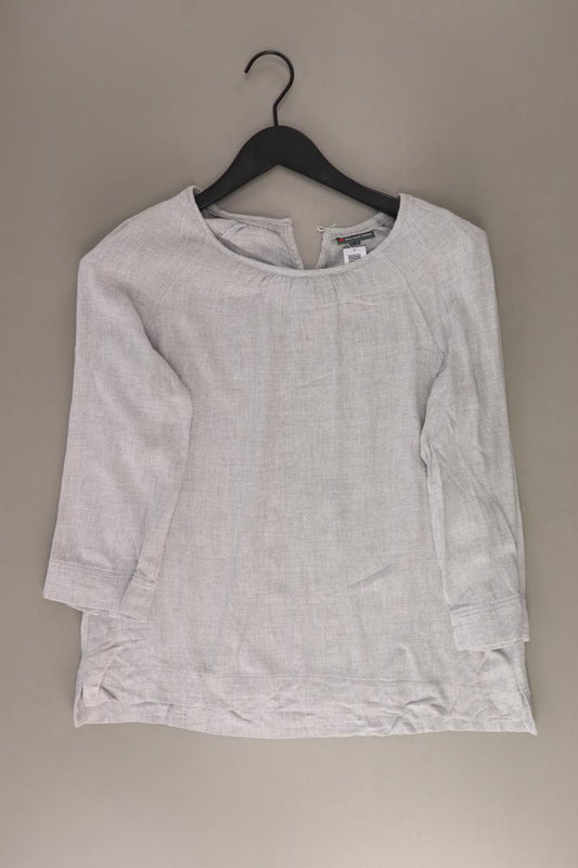 Street One Classic Bluse Gr. 38 3/4 Ärmel grau aus Viskose