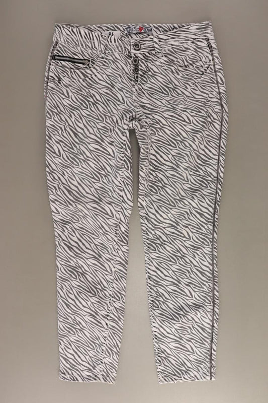 Street One Hose mit Zebramuster Gr. W27 mit Tierdruck grau