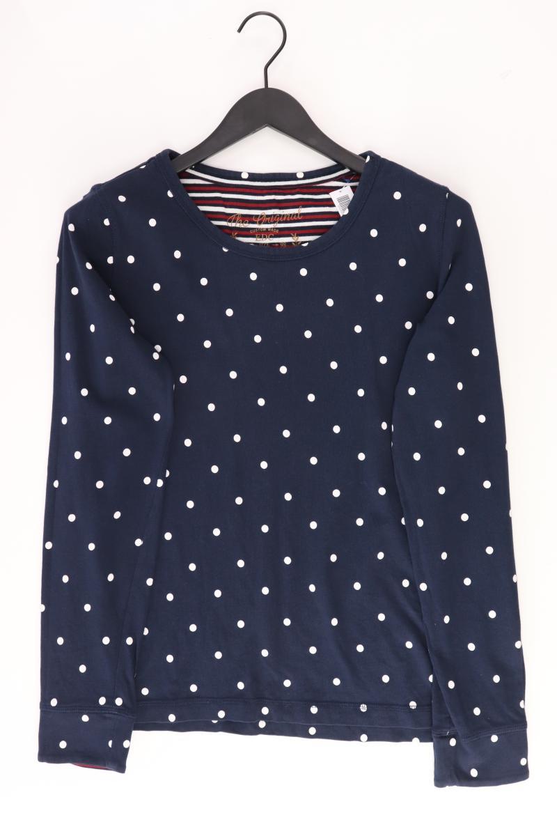 edc by Esprit Longsleeve-Shirt Gr. XXL gepunktet Langarm blau