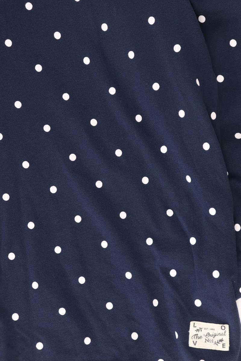 edc by Esprit Longsleeve-Shirt Gr. XXL gepunktet Langarm blau