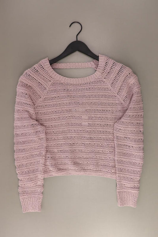 Hollister Grobstrickpullover Gr. L rosa aus Baumwolle