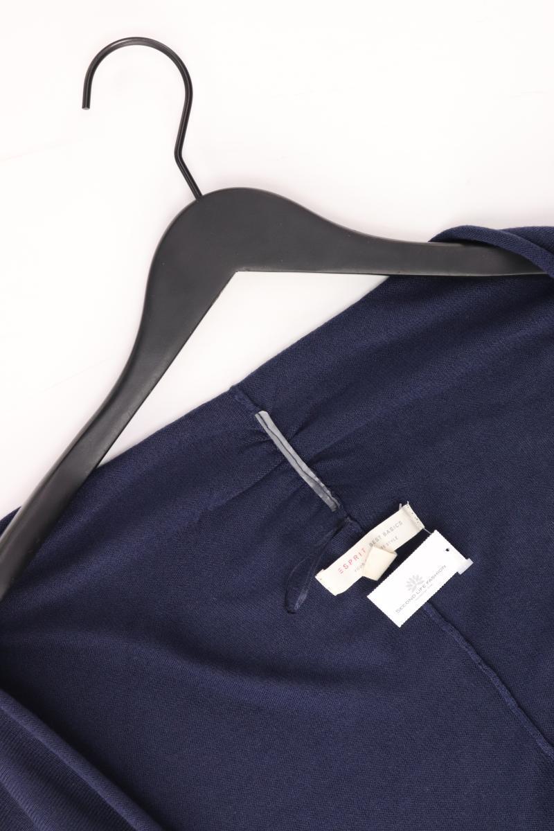Esprit Strickjacke Gr. XL Weite Ärmel blau aus Polyester