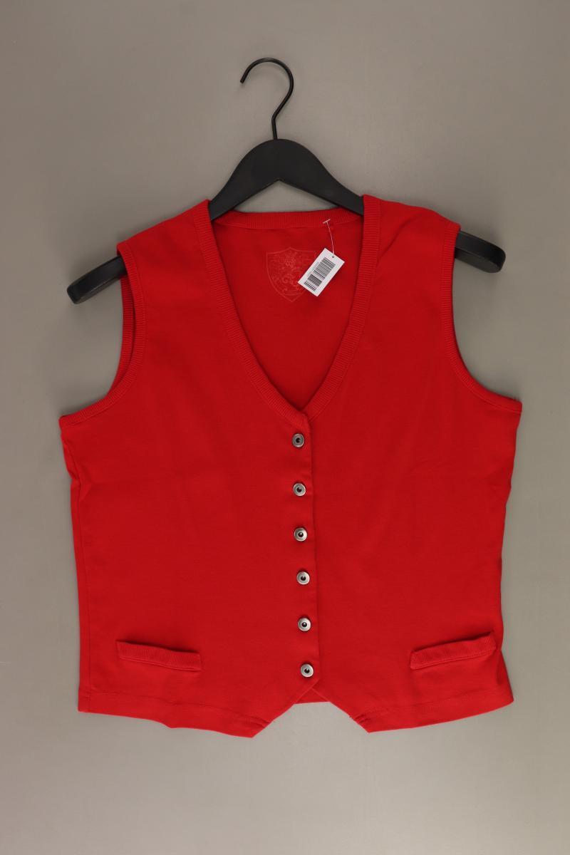 s.Oliver Classic Weste Gr. 44 rot aus Baumwolle