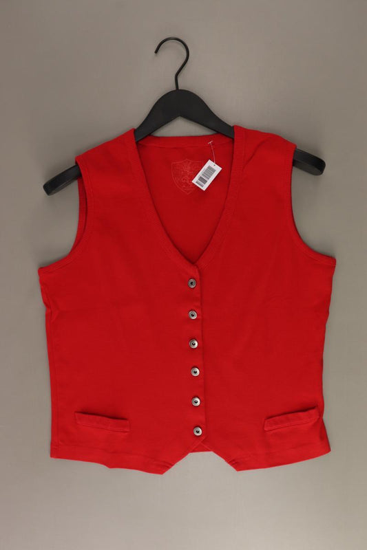s.Oliver Classic Weste Gr. 44 rot aus Baumwolle