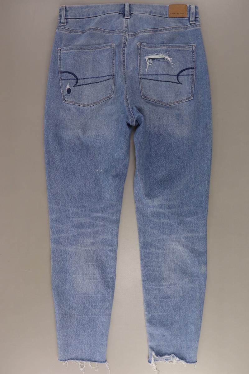 American Eagle Outfitters Skinny Jeans Gr. UK 12 (M) blau aus Baumwolle