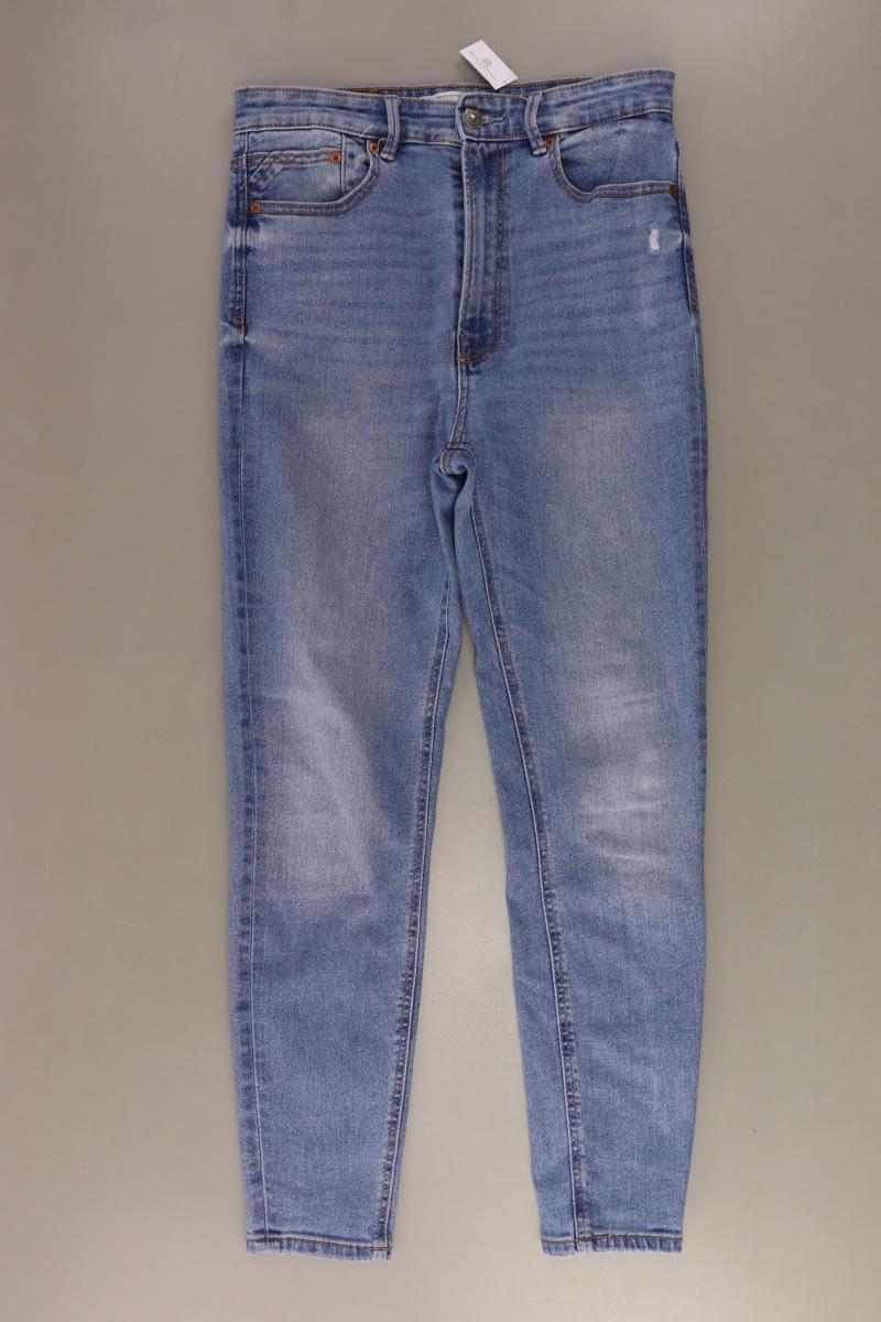 Stradivarius Skinny Super High Waist Jeans Gr. 40 blau