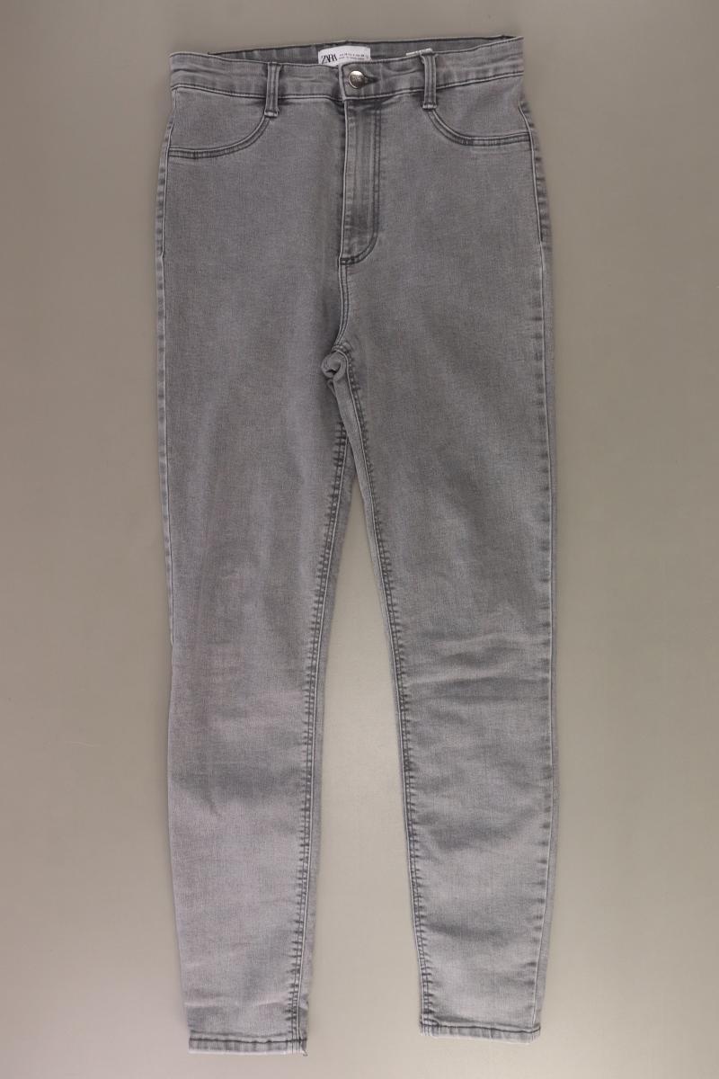 Zara Skinny Jeans Gr. 38 grau aus Baumwolle