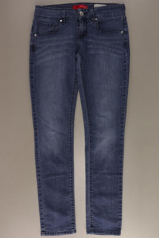 Guess Skinny Jeans Gr. W27 Modell Curve X blau aus Baumwolle