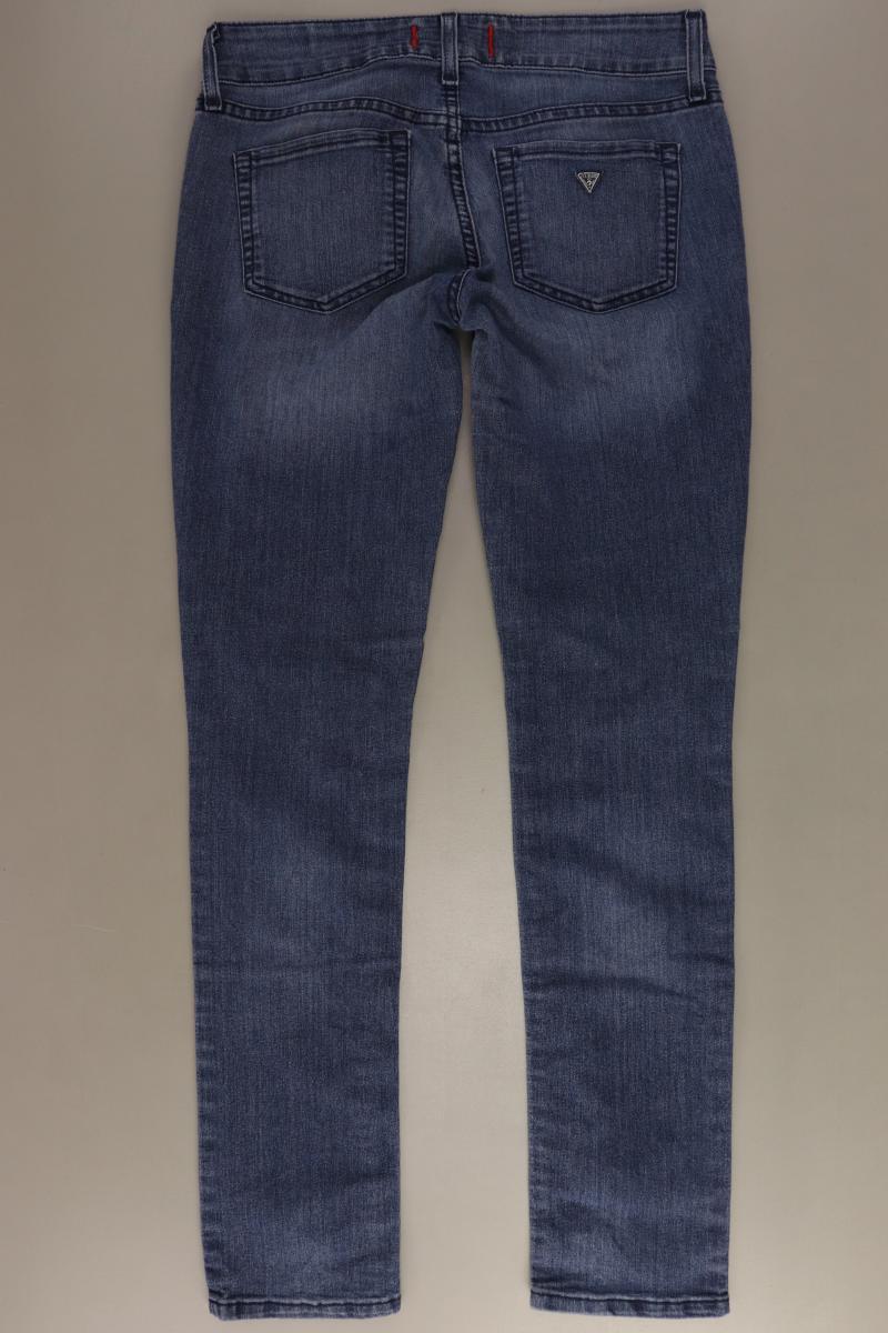 Guess Skinny Jeans Gr. W27 Modell Curve X blau aus Baumwolle