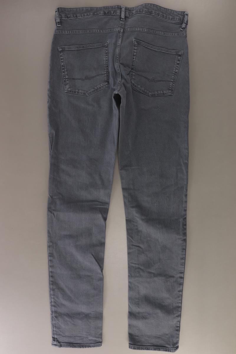 Asos Straight Jeans für Herren Gr. W34 grau aus Baumwolle