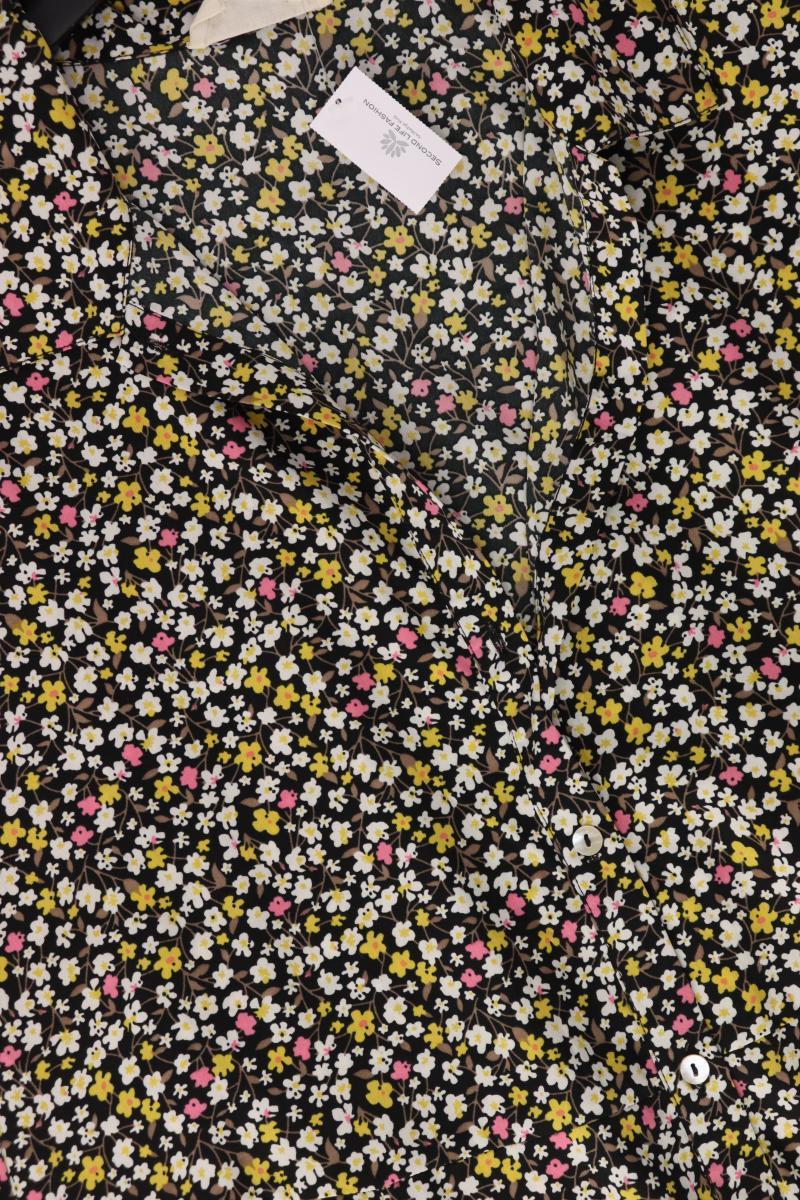 The Shirt Company Kurzarmkleid Gr. 40 mit Blumenmuster mehrfarbig aus Polyester