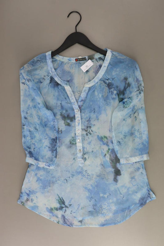 Street One Classic Bluse Gr. 38 3/4 Ärmel blau